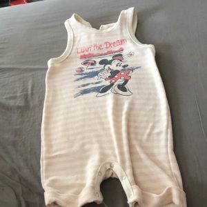 Minnie mouse living the dream tank top onesies